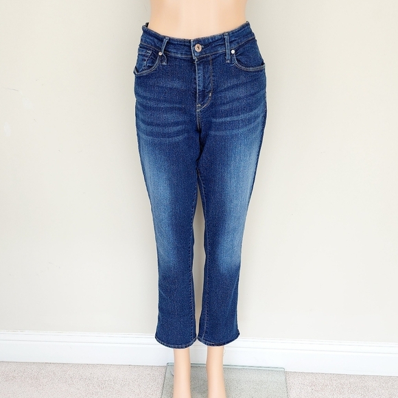 Signature Levi Mid Rise Modern Slim Ankle Jean Pants - Picture 5 of 12